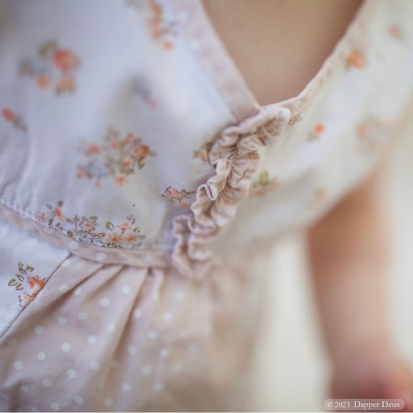 Laura Ashley | Floral Polka Dot Dress - Picture 4 of 8